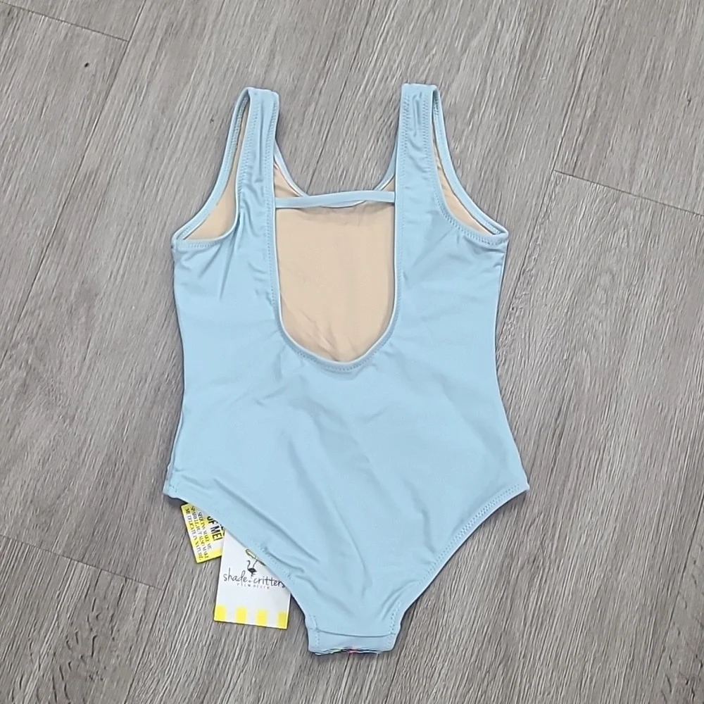 Shade Critters Colorful Rainbow Swimsuit Girl's Size 3T NWT